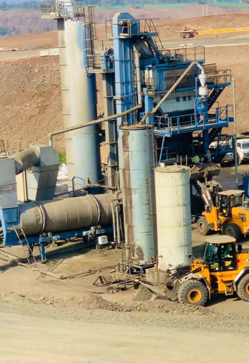 Batching plant and heavy construction equipment