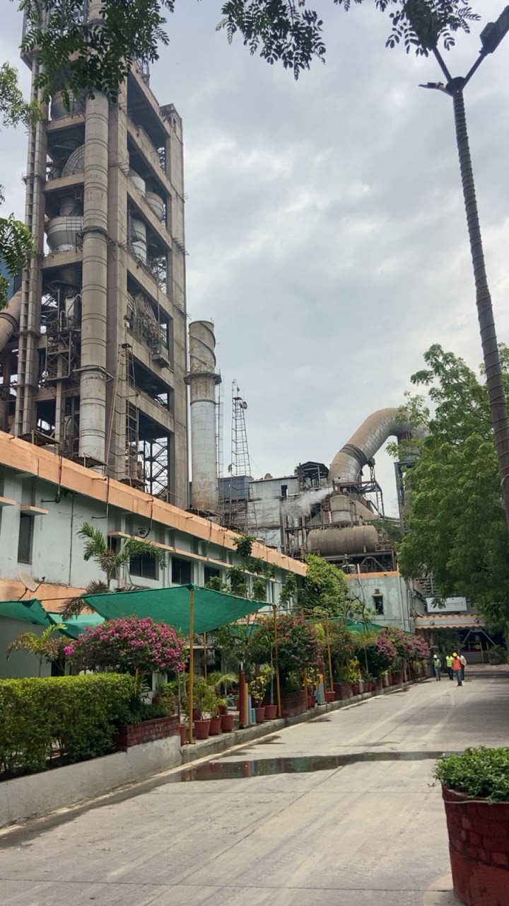 Cement plant facility served by Sarthi Enterprises supply operations